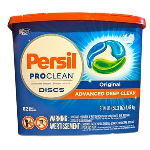 Persil ProClean Discs Laundry Detergent Original 62 CT Advanced‎ Deep Clean 50.3